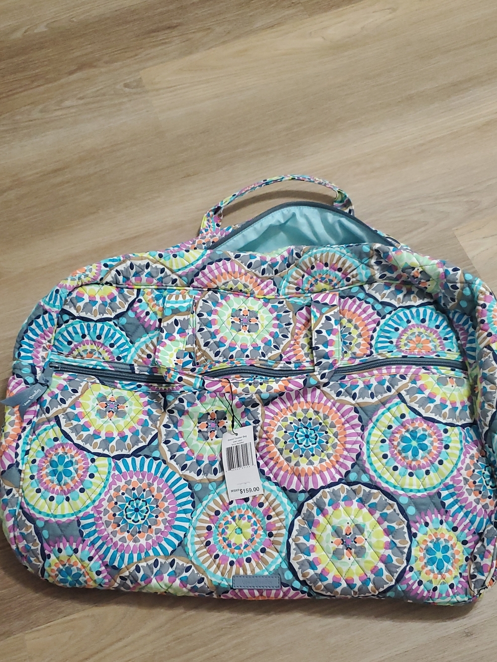 Vera Bradley Grand Traveler Bag,  Sunny Medallion pattern, NWT